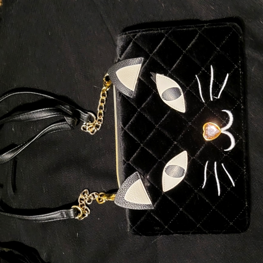 Betsy johnson Cat purse
